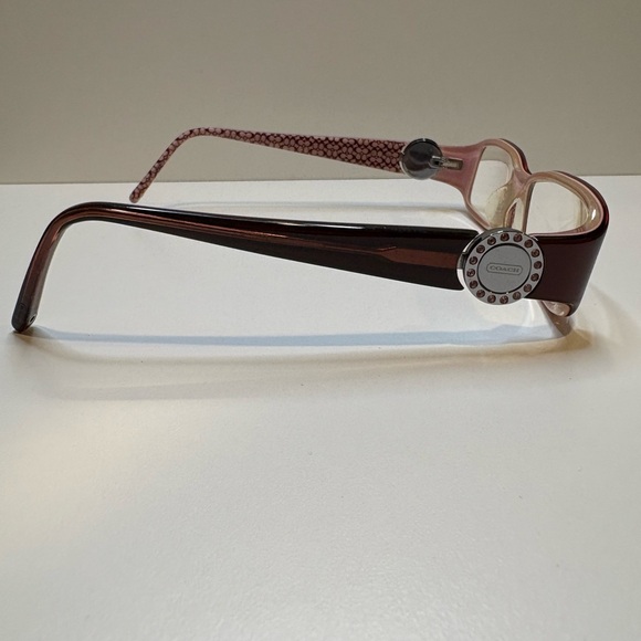 Coach Eyeglasses Frames Rosa (583) BURGUNDY 50•17•135 - Picture 6 of 15